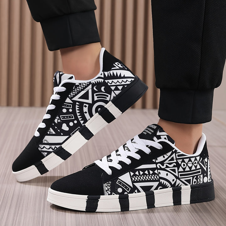 Warren | Christmas Patterned Low-Top Sneakers