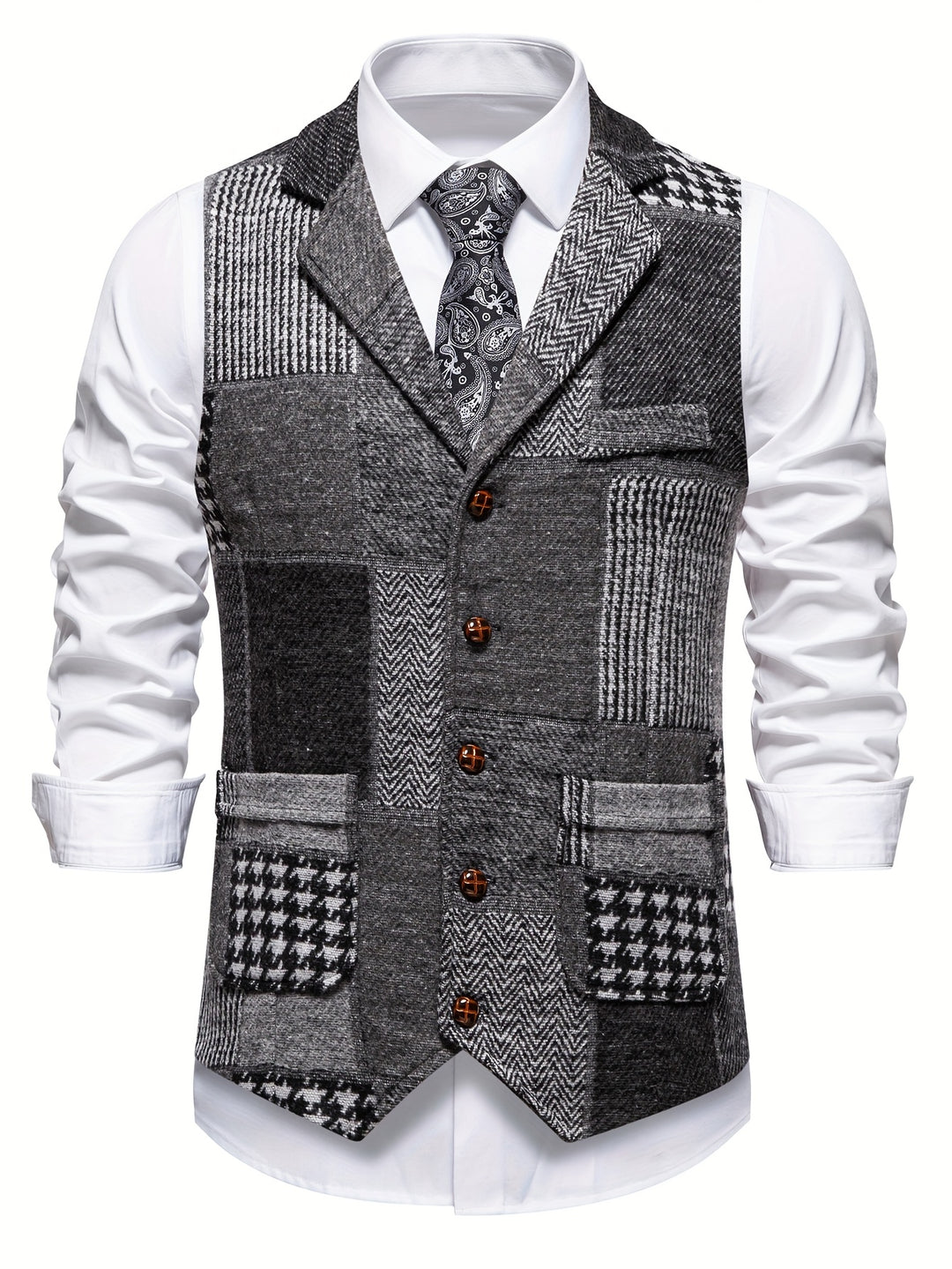 Alden | Heritage Patchwork Waistcoat