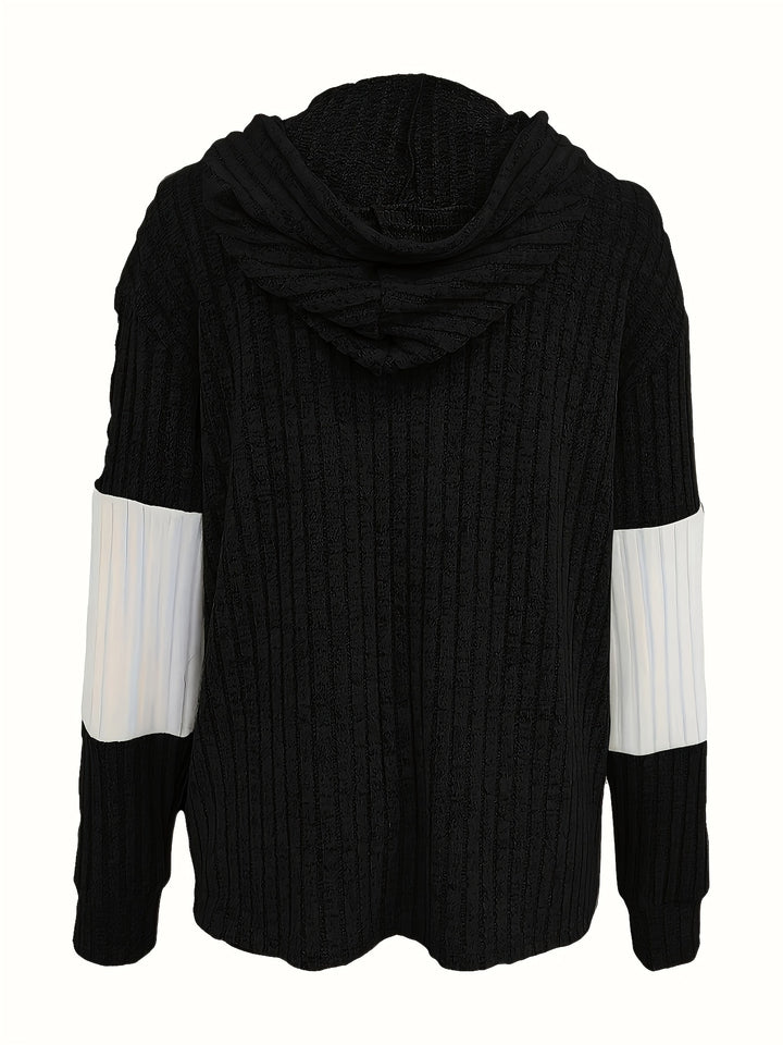 Tallulah | Ribbed Zip-Up Hoodie
