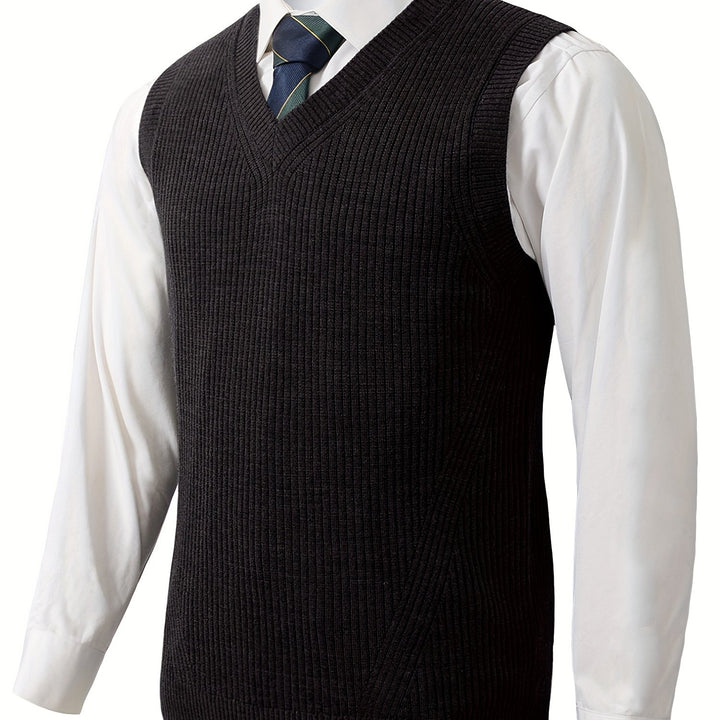 Rupert | Classic V-Neck Sweater Vest