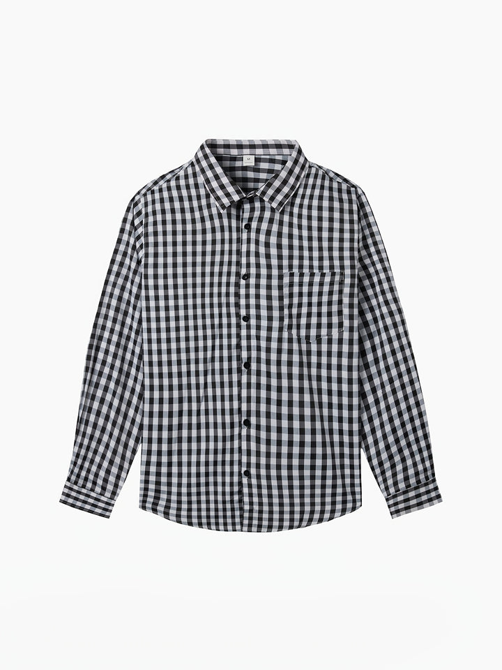 Jonathan | Men's Gingham Check Long Sleeve Shirt