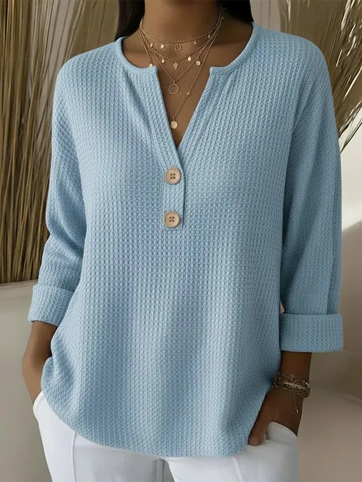 Susanna | Relaxed Henley Top