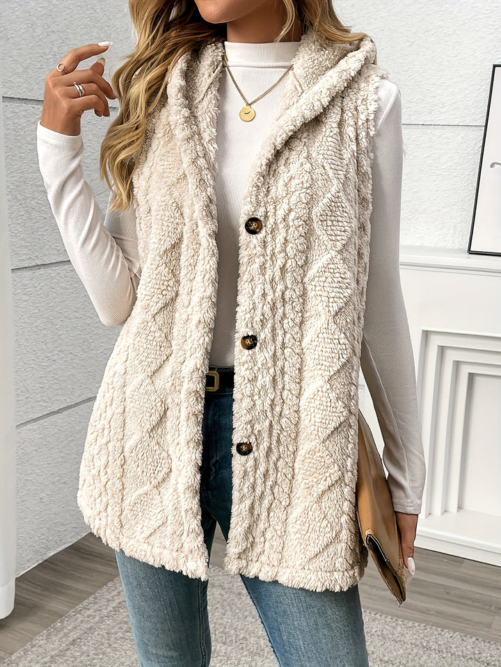 Hazel | Cozy Hooded Vest