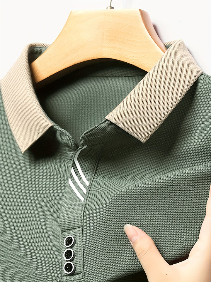 Alden | Refined Long-Sleeve Polo Shirt