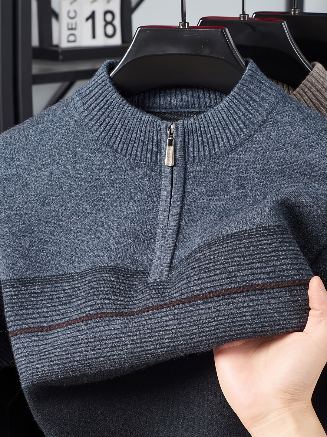 Barrett | Refined Quarter-Zip Sweater