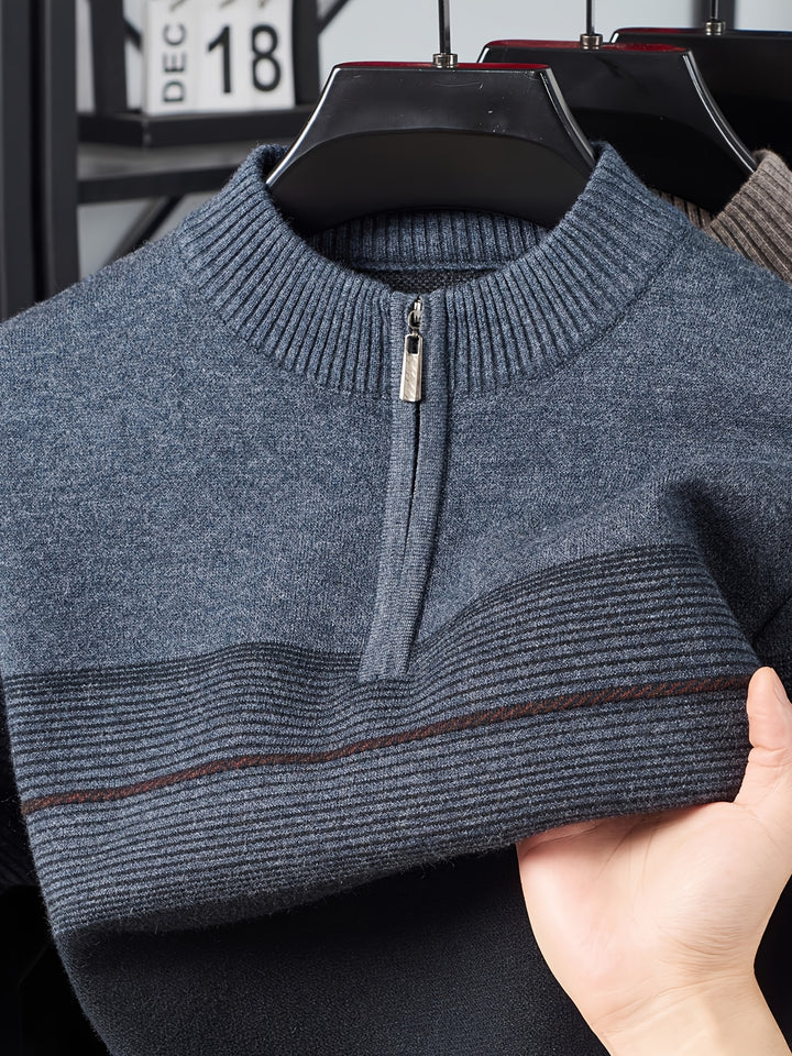 Barrett | Refined Quarter-Zip Sweater