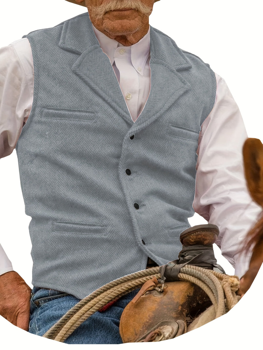 Barnaby | Heritage Herringbone Vest