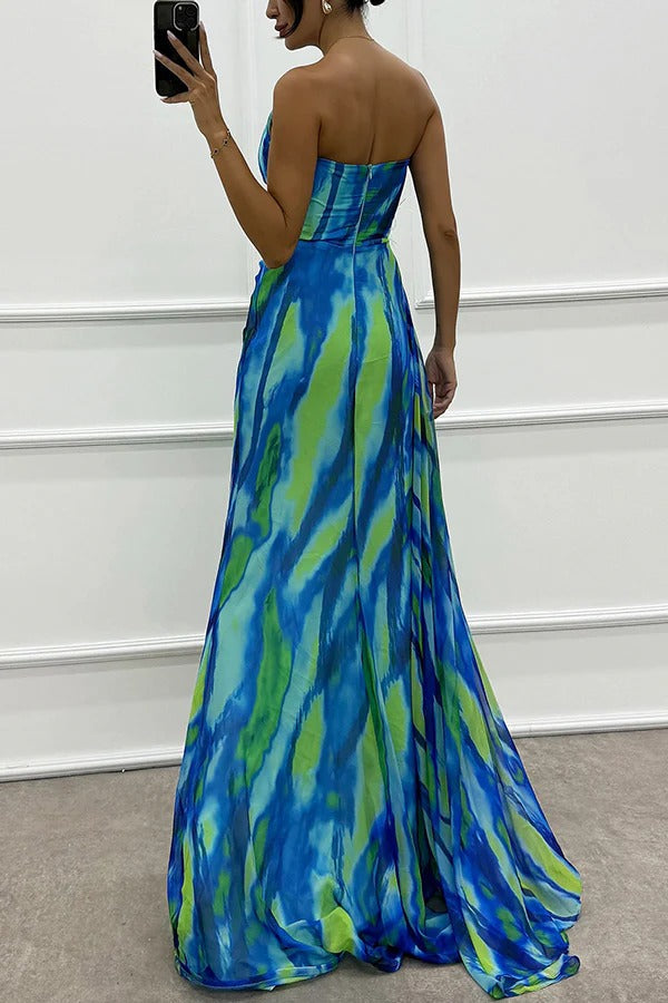 Celia | One-Shoulder Draped Evening Gown