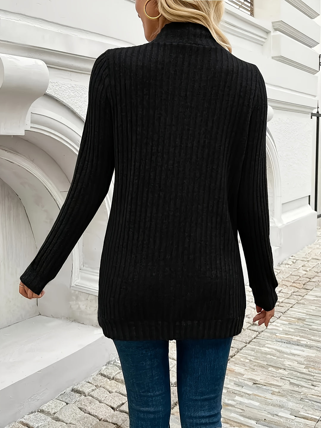 Marguerite | Open-Front Pocket Cardigan