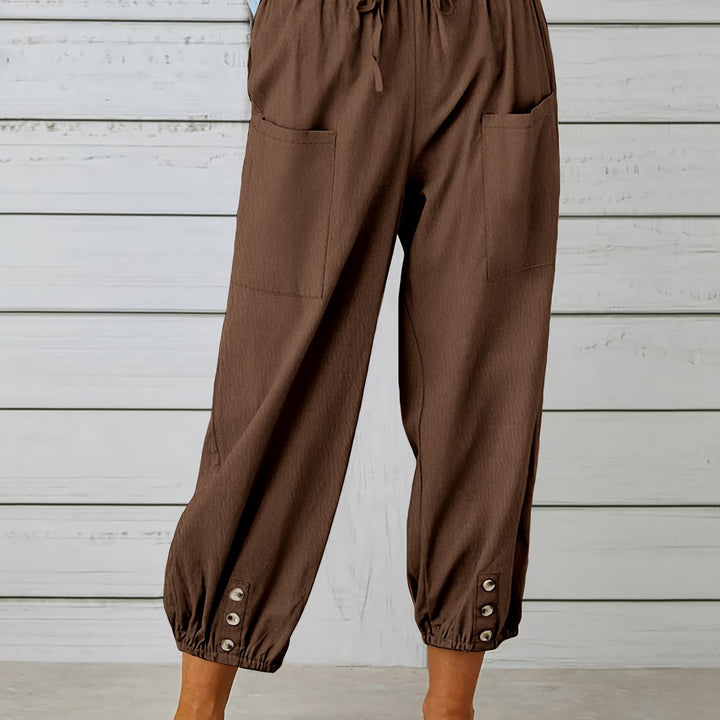 Lorraine | Relaxed Cropped Wide-Leg Pants