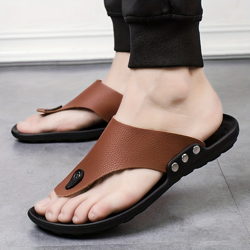 Rhodes | Men's T-Strap Roman Sandals