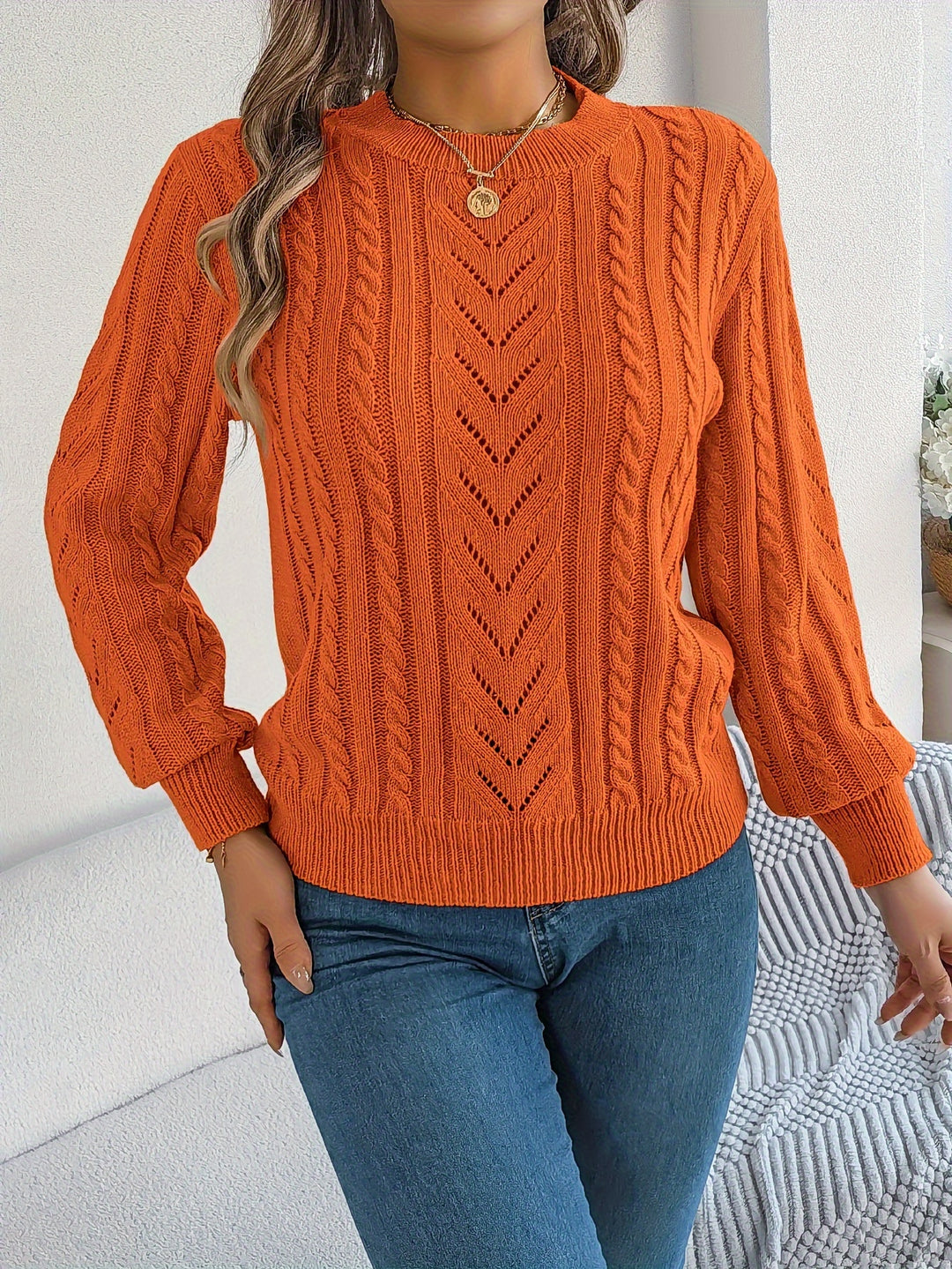 Marjorie | Soft Cable-Knit Sweater