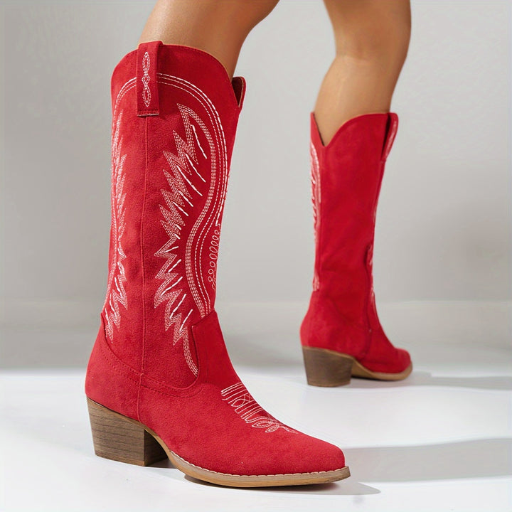 Josephine | Embroidered Western Boots
