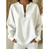 Josephine | Relaxed Quarter-Zip Sweatshirt
