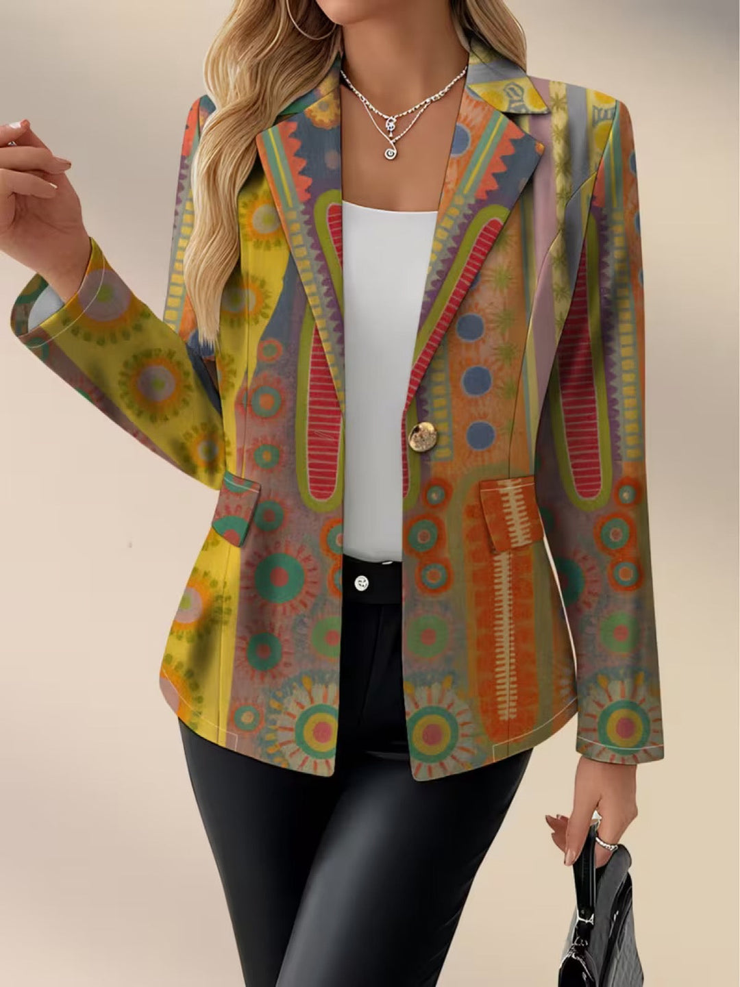 Lucinda | Artful Medallion Blazer