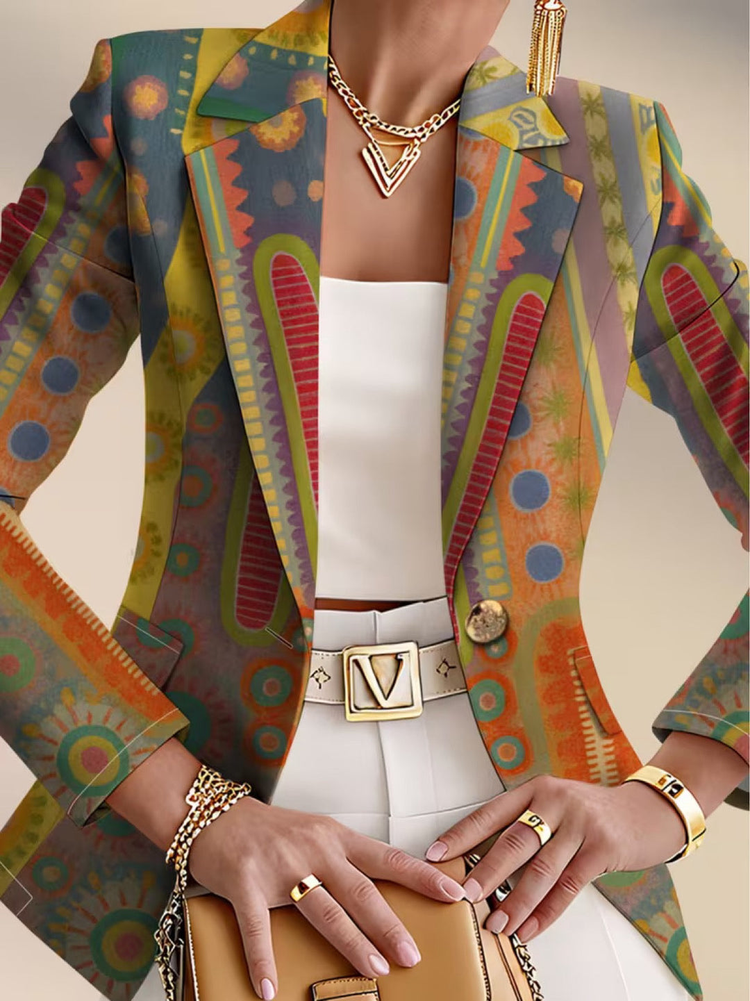 Lucinda | Artful Medallion Blazer