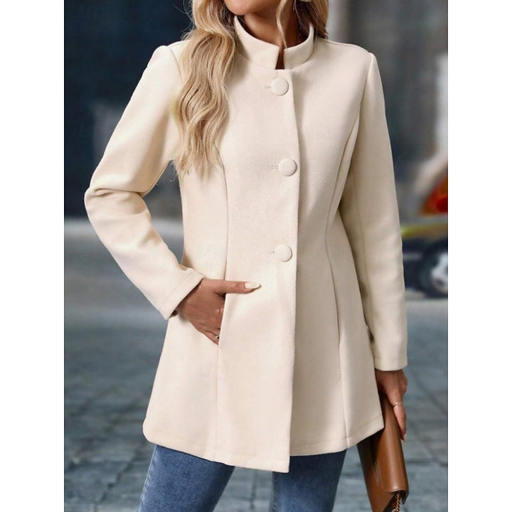Lindsay | Stand-Collar Tailored Coat