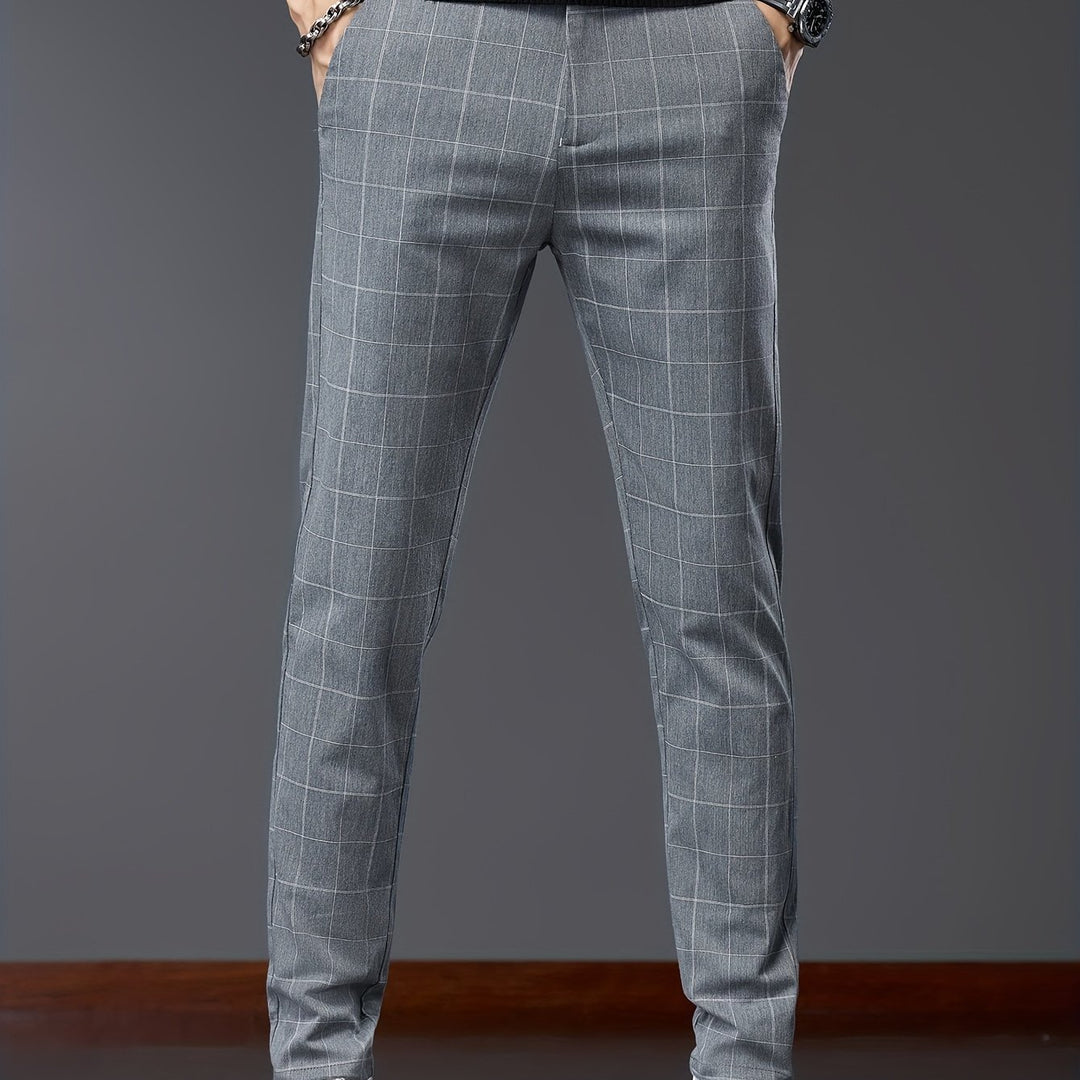 Hugh | Refined Checkered Trousers