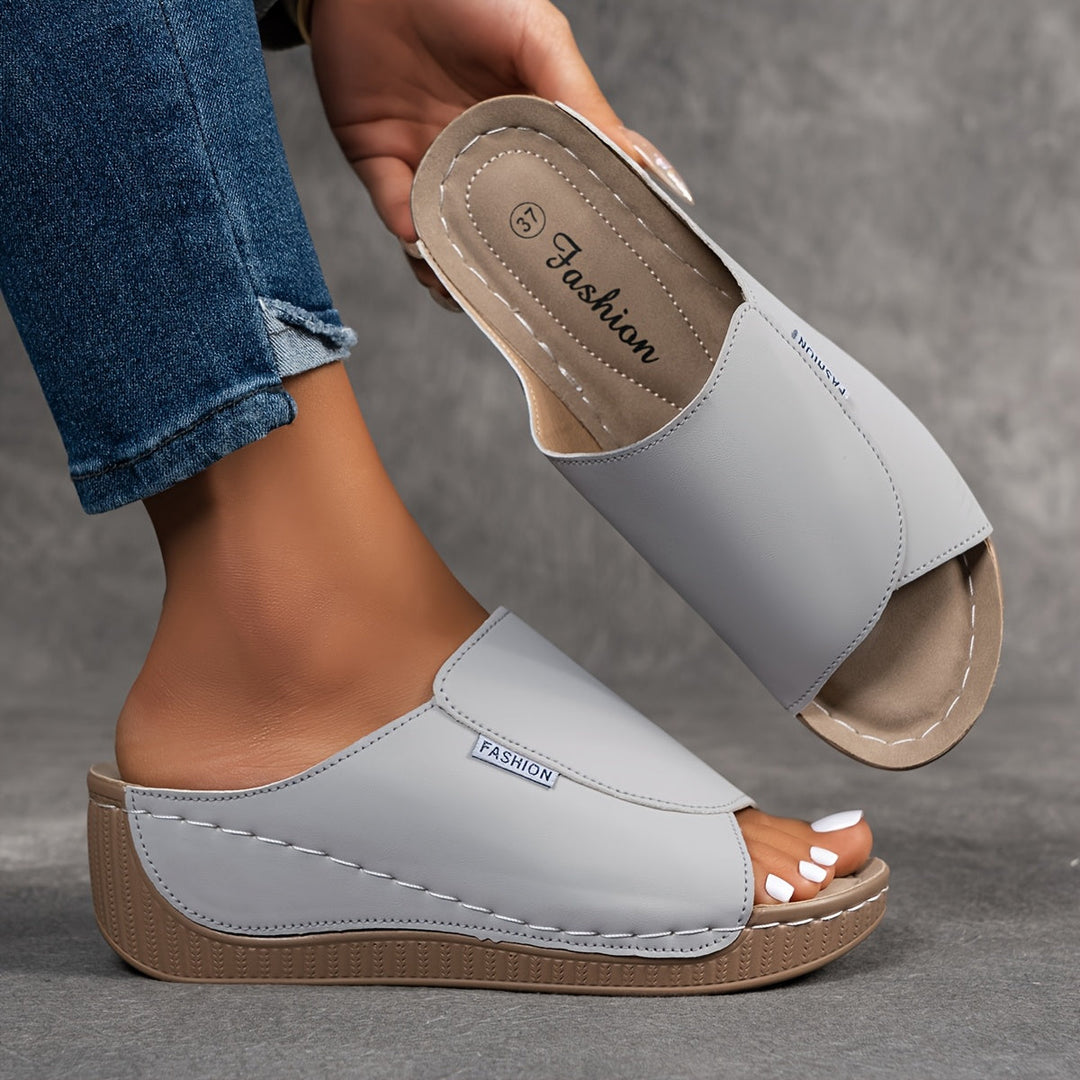 Emmeline | Cushioned Arch-Support Wedge Sandals
