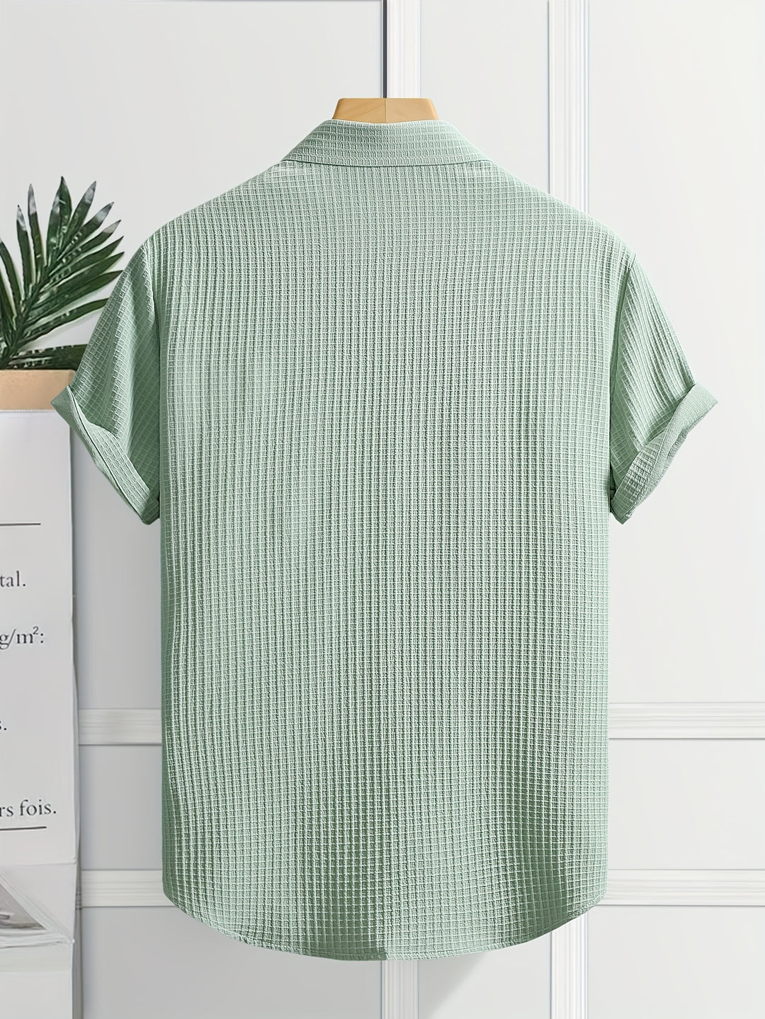 Silas | Men's Bubble Texture Short Sleeve Shirt