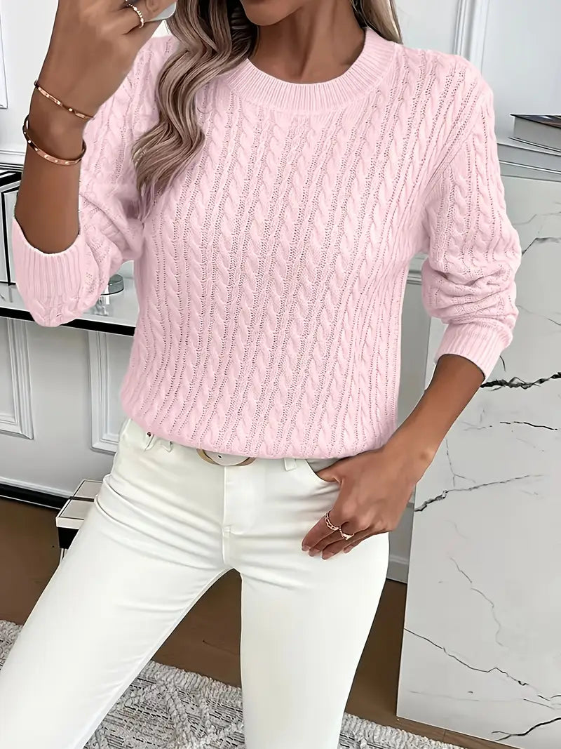 Willow | Textured Cable-Knit Sweater