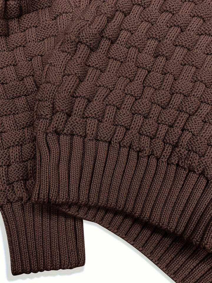 Cormac | Textured Shawl-Collar Sweater