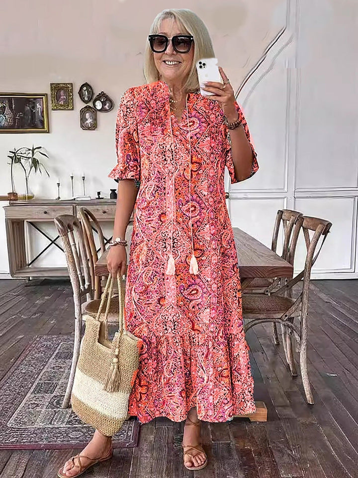 Sylvie | Bohemian Tiered Maxi Dress