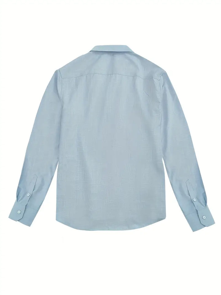 Rowland | Refined Contrast-Trim Button-Up Shirt