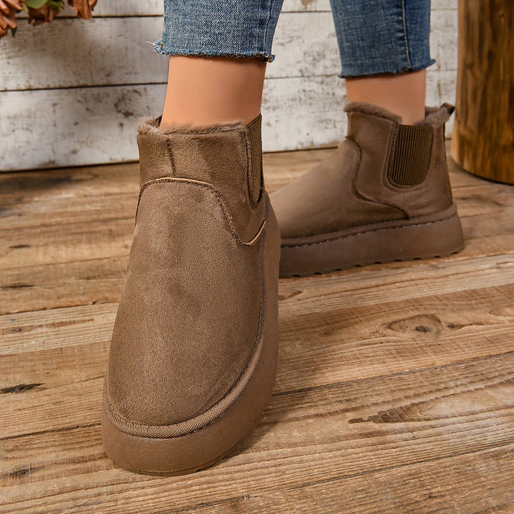 Priscilla | Cozy Platform Ankle Boots