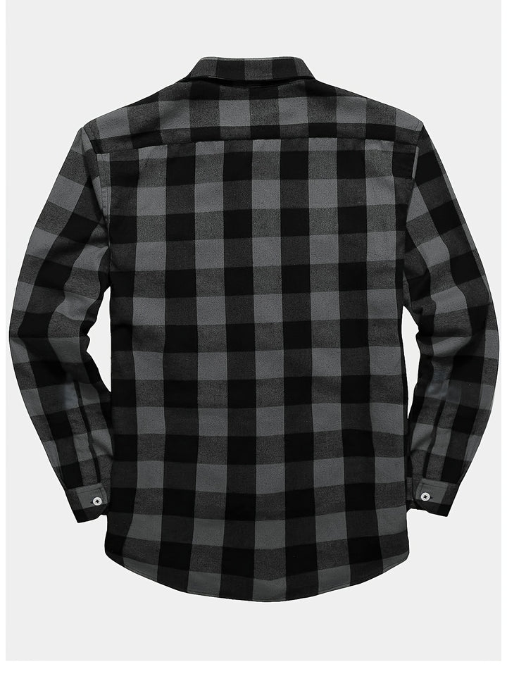 Emory | Rugged Check Button-Up Shirt