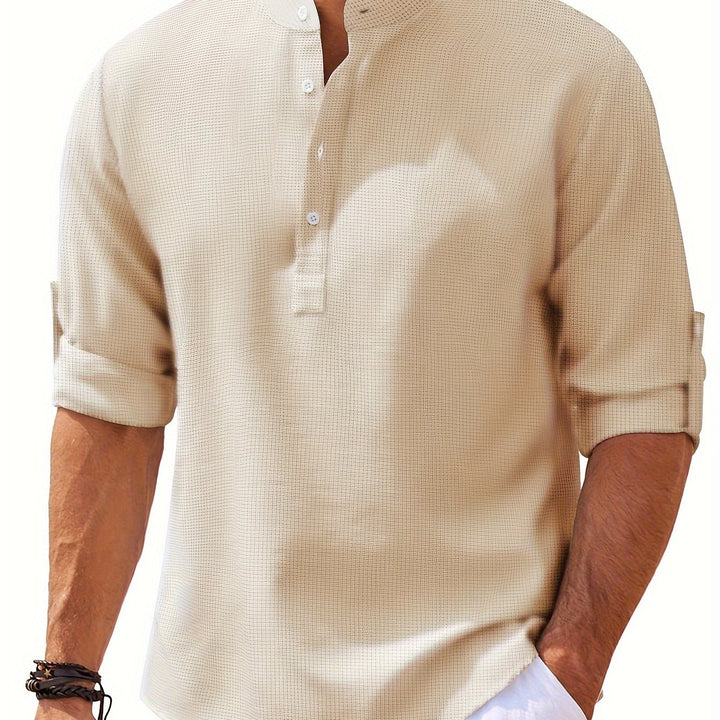 Winslow | Men's Stand-Collar Long Sleeve Shirt
