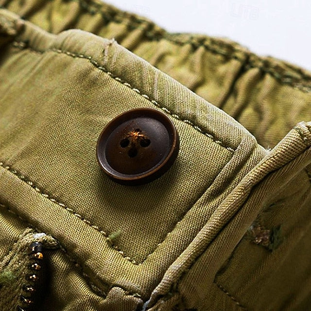 Terry | Men's Cotton Drawstring Cargo Shorts