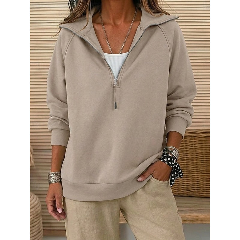 Sutton | Quarter-Zip Collared Pullover
