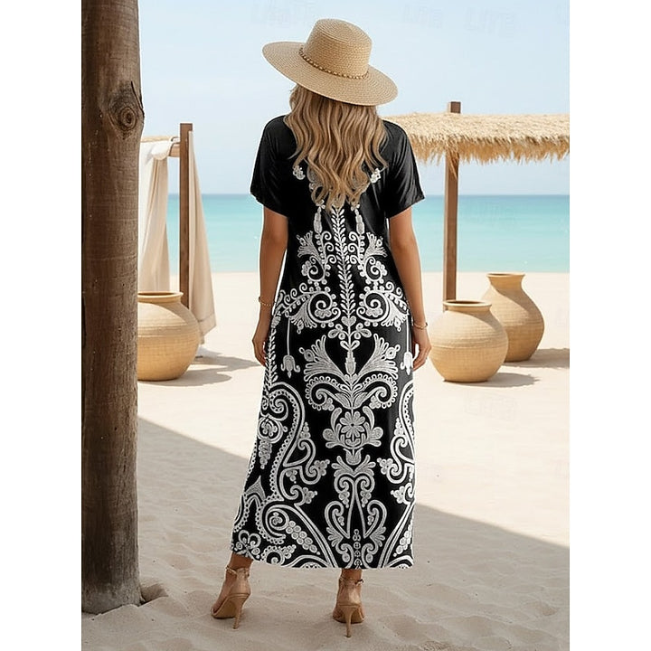 Serena | Flowing Bohemian Midi Dress