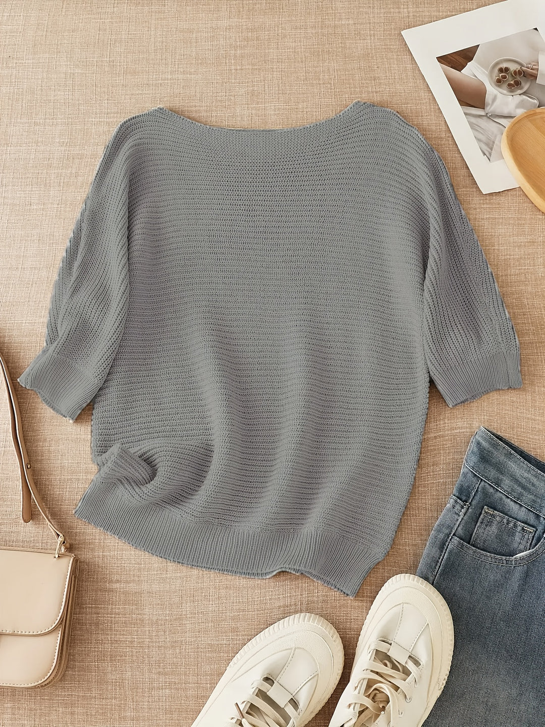 Faye | Relaxed Textured Sweater