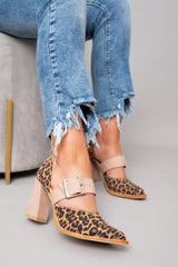 Farrah | Buckled Block-Heel Slingbacks