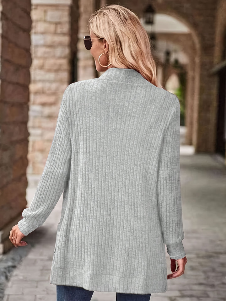 Marguerite | Open-Front Pocket Cardigan