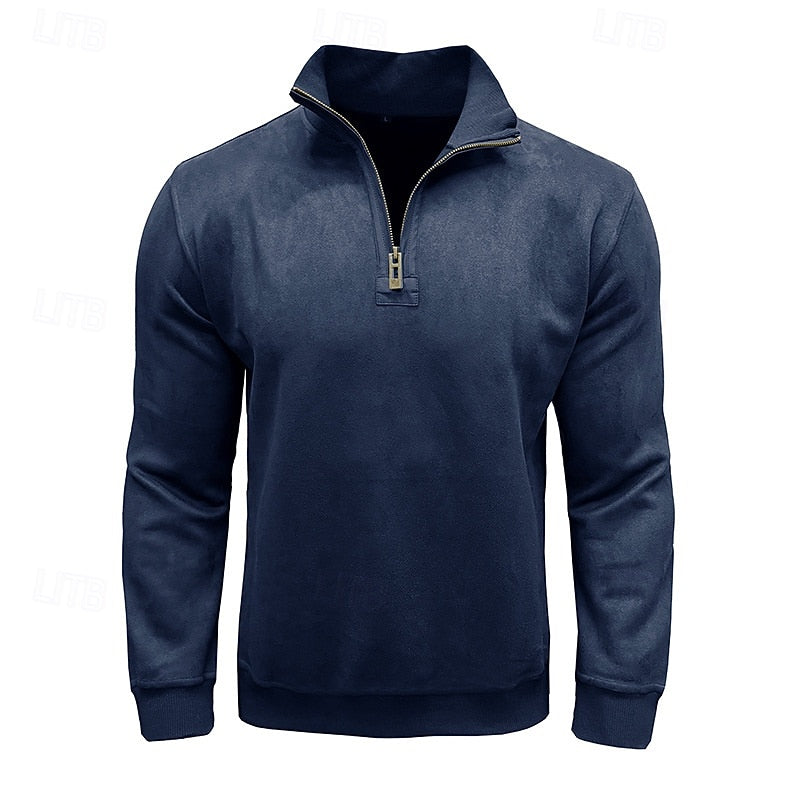 Donovan | Quarter-Zip Stand-Collar Sweatshirt
