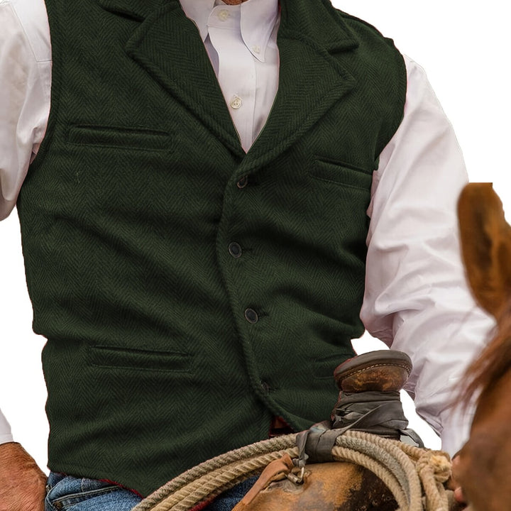 Barnaby | Heritage Herringbone Vest