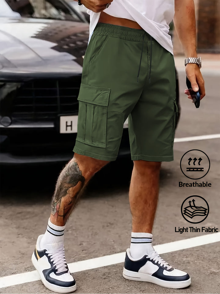 Reid | Men's Casual Multi-Pocket Workwear Shorts