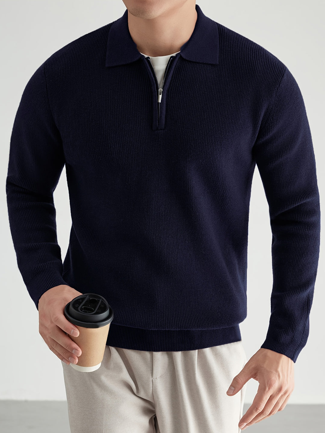 Rhys | Refined Half-Zip Sweater