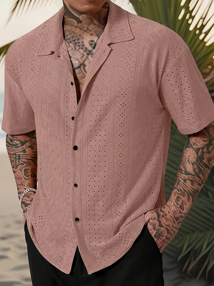 Hayes | Men's Solid Color Button-Up Shirt