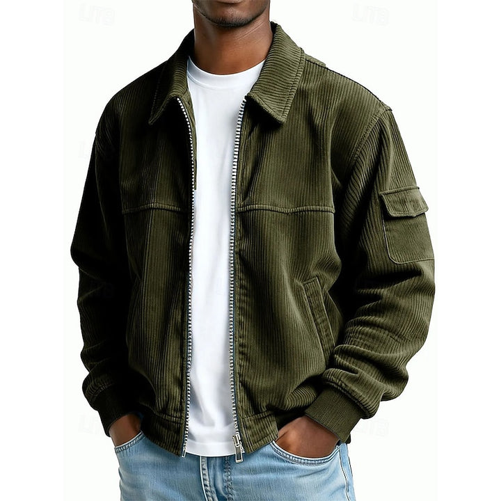 Spencer | Textured Zip Jacket