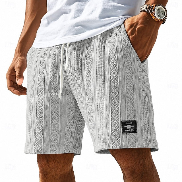 Wallace | Men's Jacquard Texture Knit Shorts