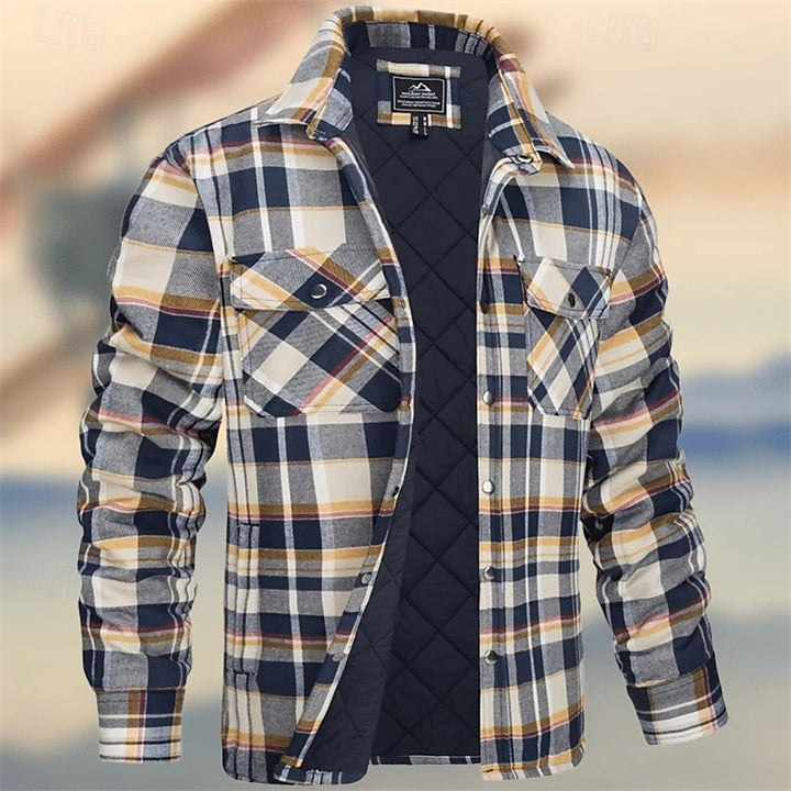 Wyatt | Insulated Plaid Shirt Jacket