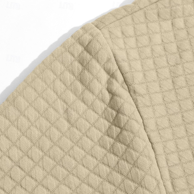 Miles | Textured Hooded Pullover Hoodie