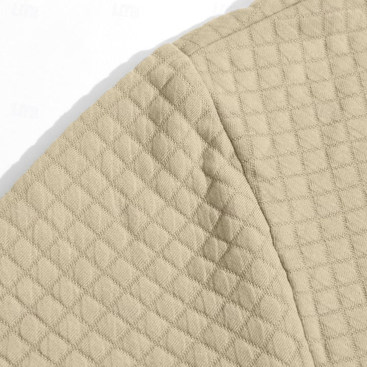 Miles | Textured Hooded Pullover Hoodie