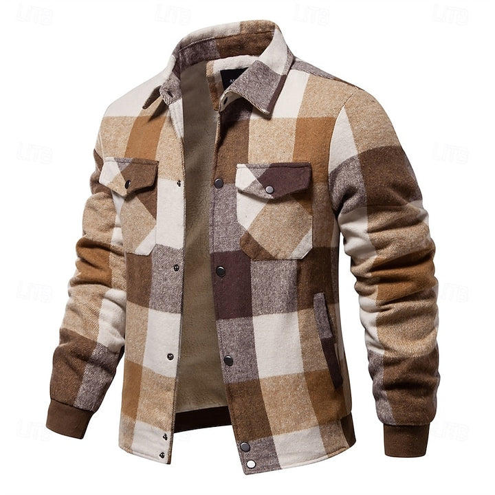 Beckett | Rugged Checked Shirt Jacket
