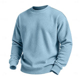 Everett | Textured Crew Neck Sweatshirt
