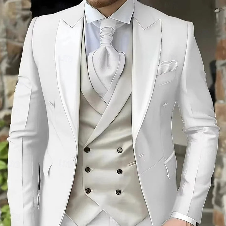 Emmett | Peaked-Lapel Three-Piece Set